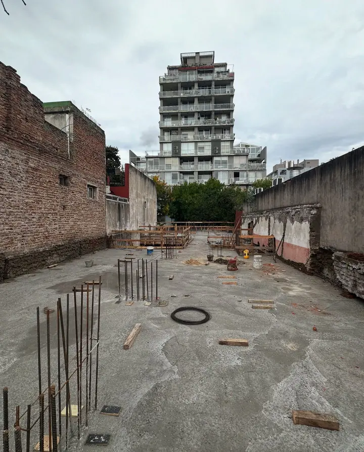 Roseti 2055 en obra: planta baja