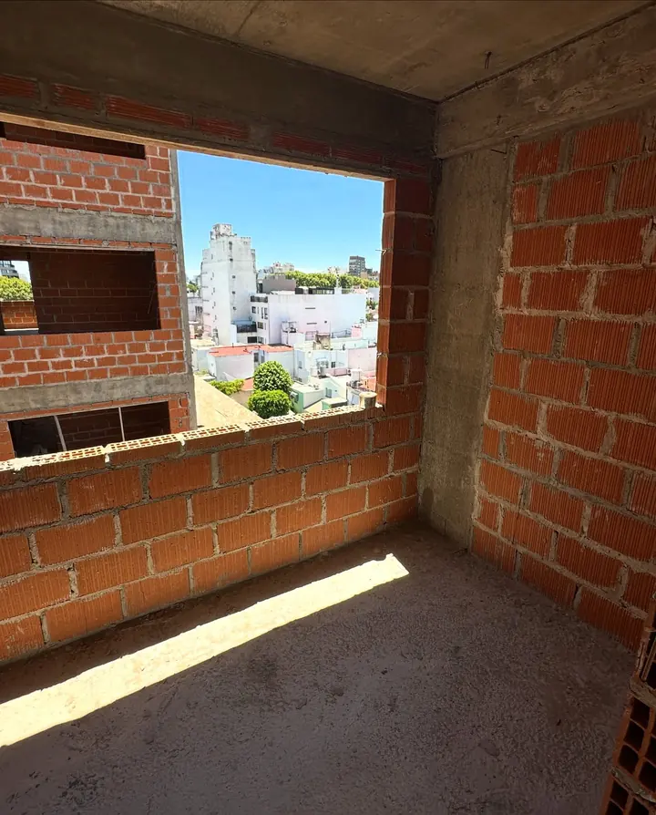 Roseti 2055 en obra: desde un piso alto
